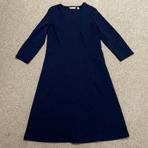 NEW Liz Claiborne Navy Dress